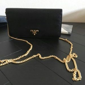Prada saffiano mini bag/WOC
